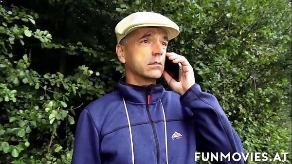 Tattooed honey gets big jugs cummed outdoors