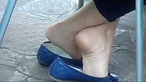Shoeplay bailarinas azules